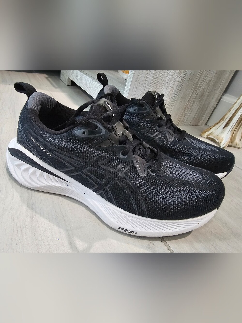 ASICS Gel Cumulus 25 Womens Black Running Shoes Sneakers Size 9.5